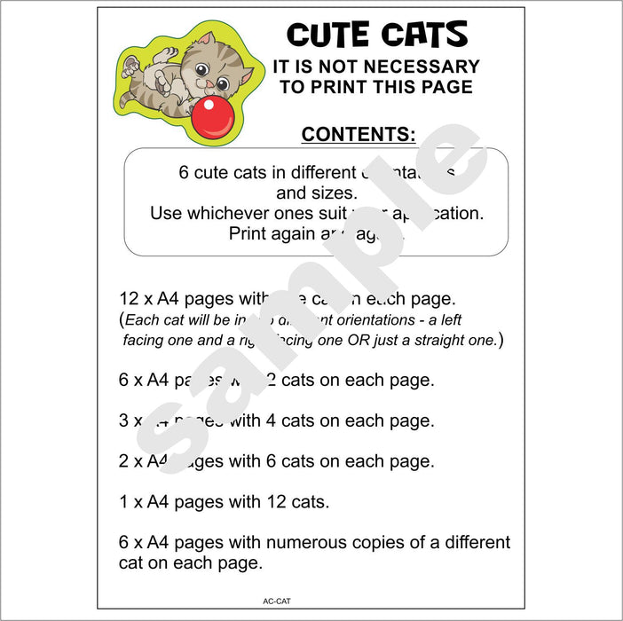 Accents and Cutouts: Cats
