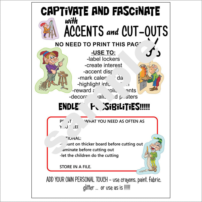 Accents and Cutouts: Elves