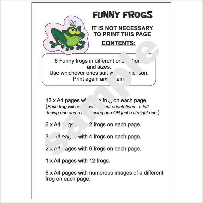 Accents and Cutouts: Frogs