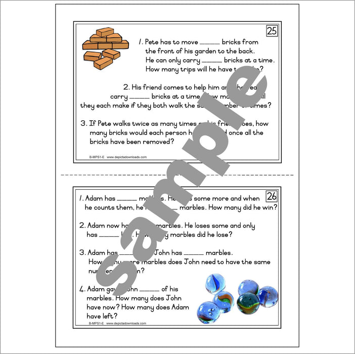 BOOK: Problem-Solving Workcards for Mathematics