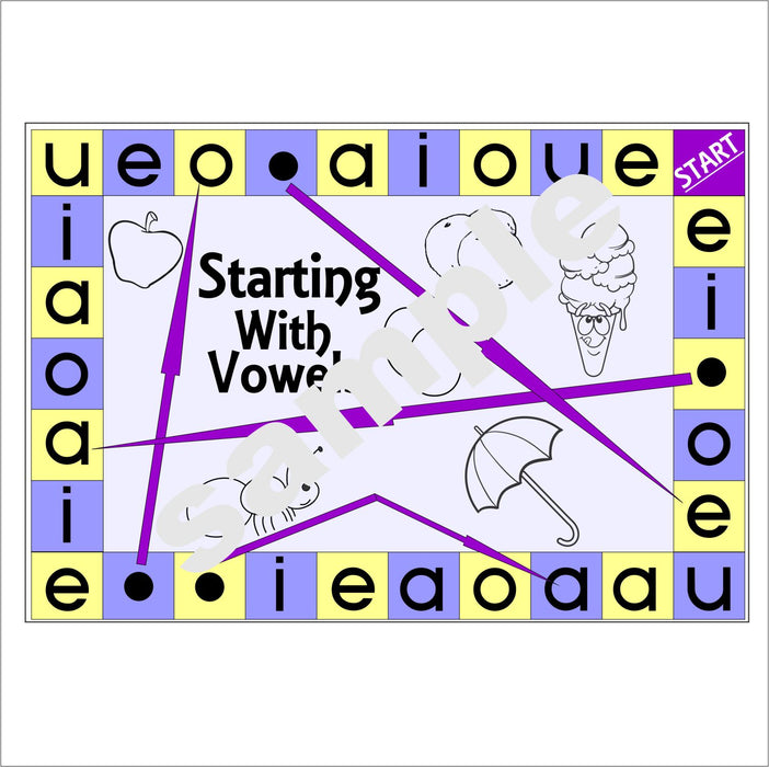 GAME beginning vowel sounds
