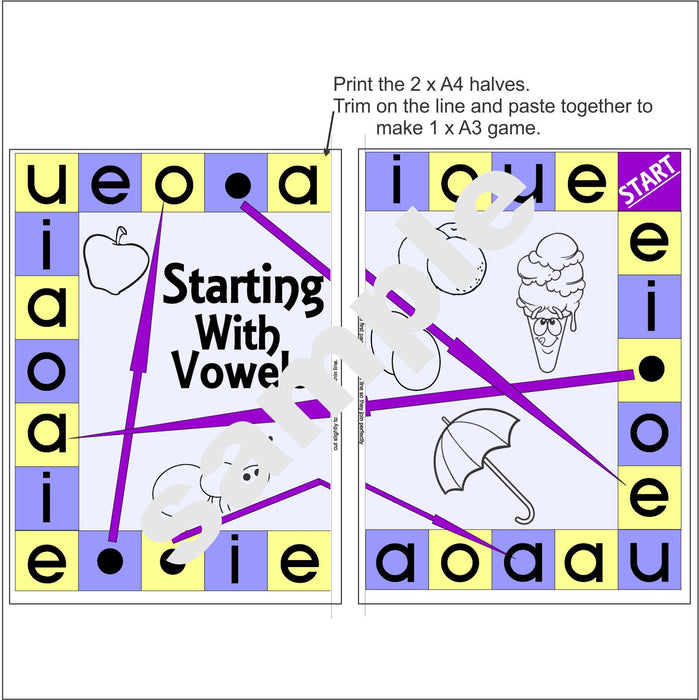GAME - ENGLISH - STARTING WITH VOWELS