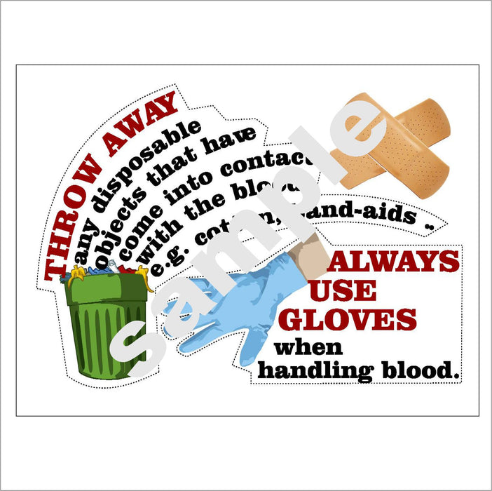 BUILD A CHART / BULLETIN BOARDS: Blood Precautions