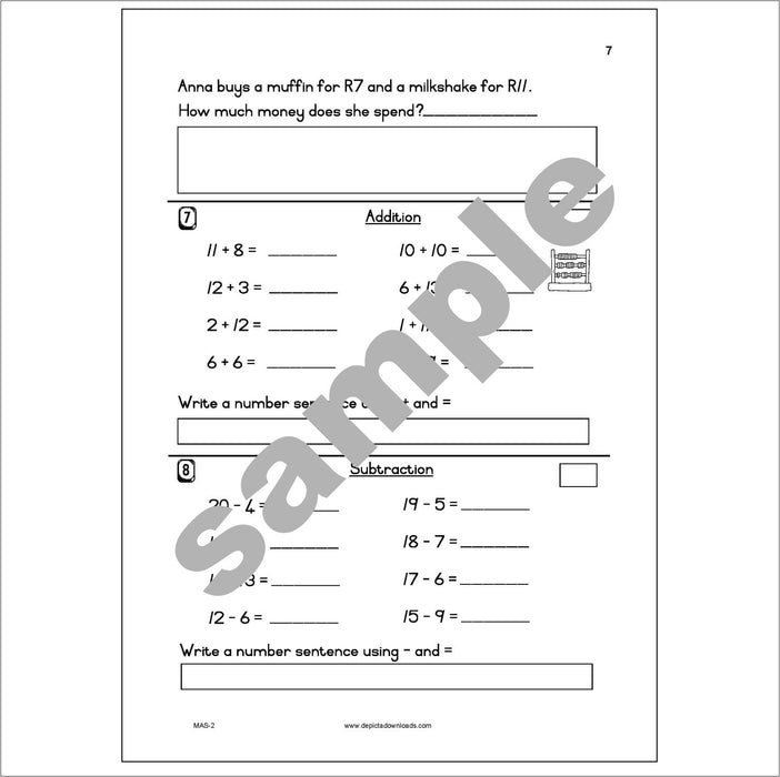 BOOK: CAPS Formal Maths Assessment for Grade 2