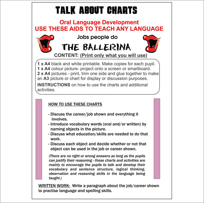 Oral Language Development - Careers - The Ballerina