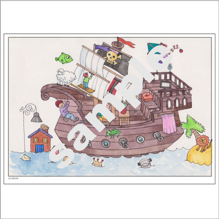 Oral Language Development - Our Wacky World - Wacky Pirate Ship