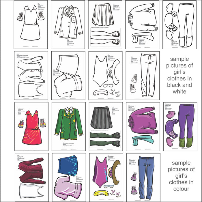 BUILD A CHART / BULLETIN BOARDS: BODIES AND CLOTHES
